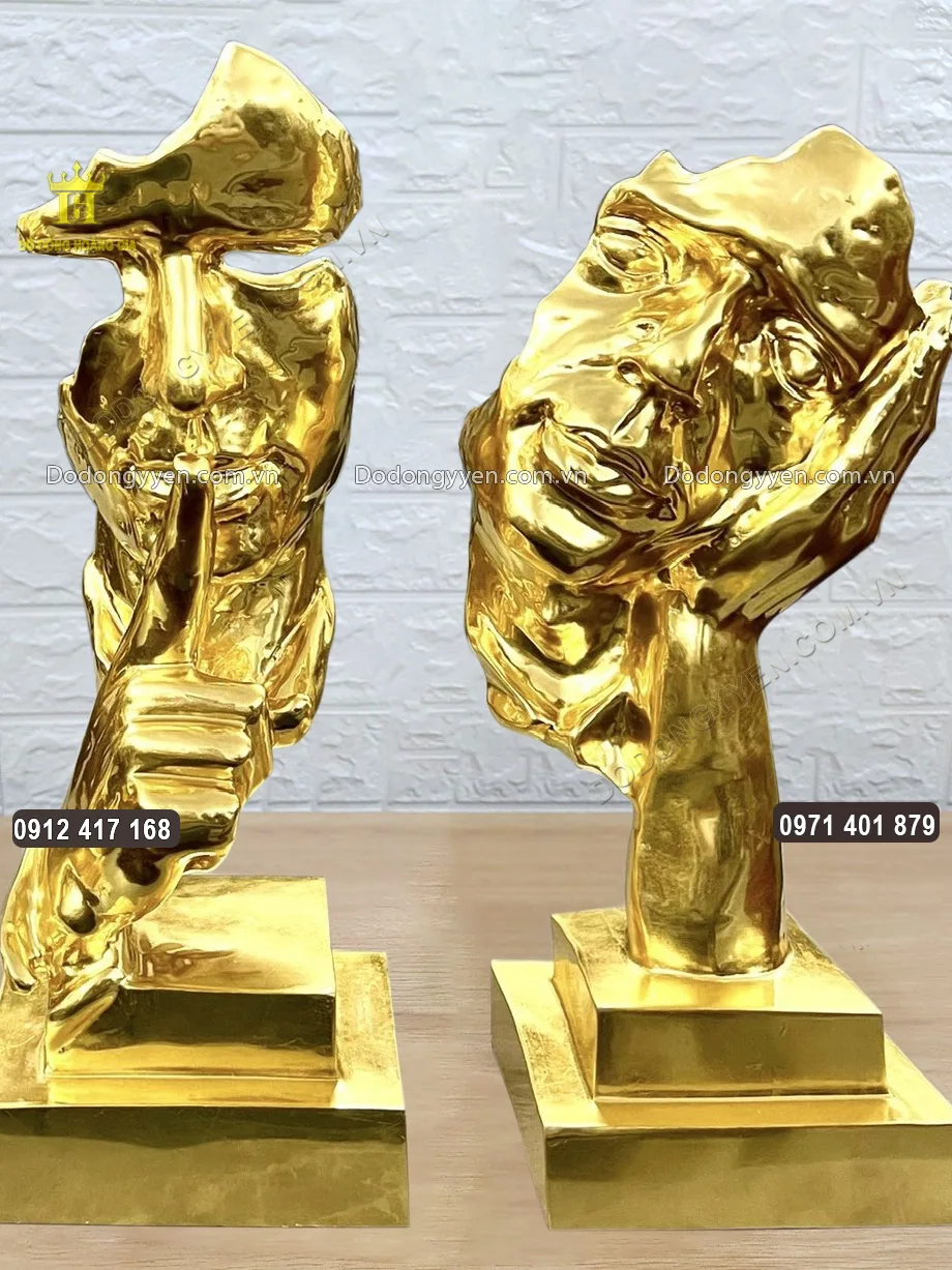 Hình ảnh bộ tượng không nói - không nghe